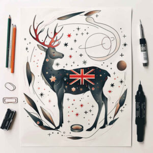 patriotic tattoo design ideas Surrealism shadow play patriotic symbols meaning endurance