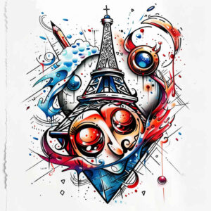 patriotic tattoo design ideas contrasting colors patriotic symbols perseverance and power