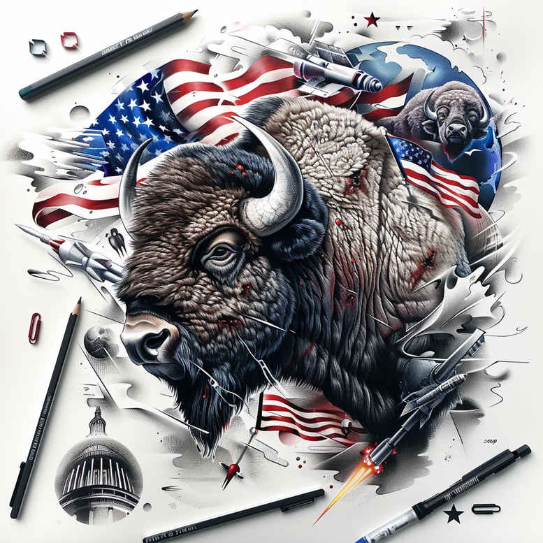 patriotic tattoo design ideas fluid motion patriotism embodying resilience