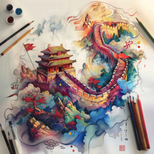 patriotic tattoo design ideas Surrealism dreamscape pride symbol of endurance