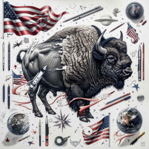 patriotic tattoo design ideas color blending tradition courage and power