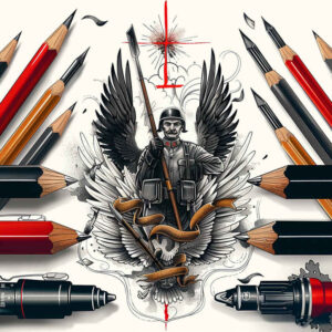 patriotic tattoo design ideas decorative elements tradition stands for determination