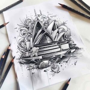 patriotic tattoo design ideas Surrealism dreamscape value symbolising strength