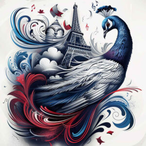 patriotic tattoo design ideas surreal war symbols for back