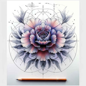 detailed-peony-tattoo – tattoo design ideas free ai generated – thin-script – for-neck – Gallery: peonies-inkby-ai
