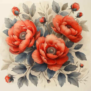 fine-line-peony-tattoo – tattoo design ideas free ai generated – plain – for-foot – Gallery: peonies-inkby-ai