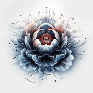 ornamental-peony-tattoo – tattoo design ideas free ai generated – quiet – for-toe – Gallery: peonies-inkby-ai