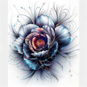 peony-feminine-tattoo – tattoo design ideas free ai generated – minimal-texture – for-back – Gallery: peonies-inkby-ai
