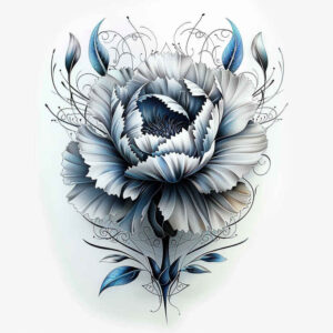 peonies tattoo design ideas dynamic composition airy stands for resilience
