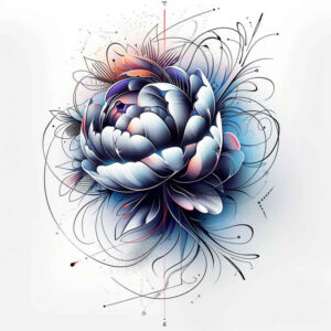 peonies tattoo design ideas enhanced shading decorative endurance and power