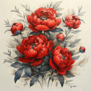 peonies tattoo design ideas ornate delicate stands for determination