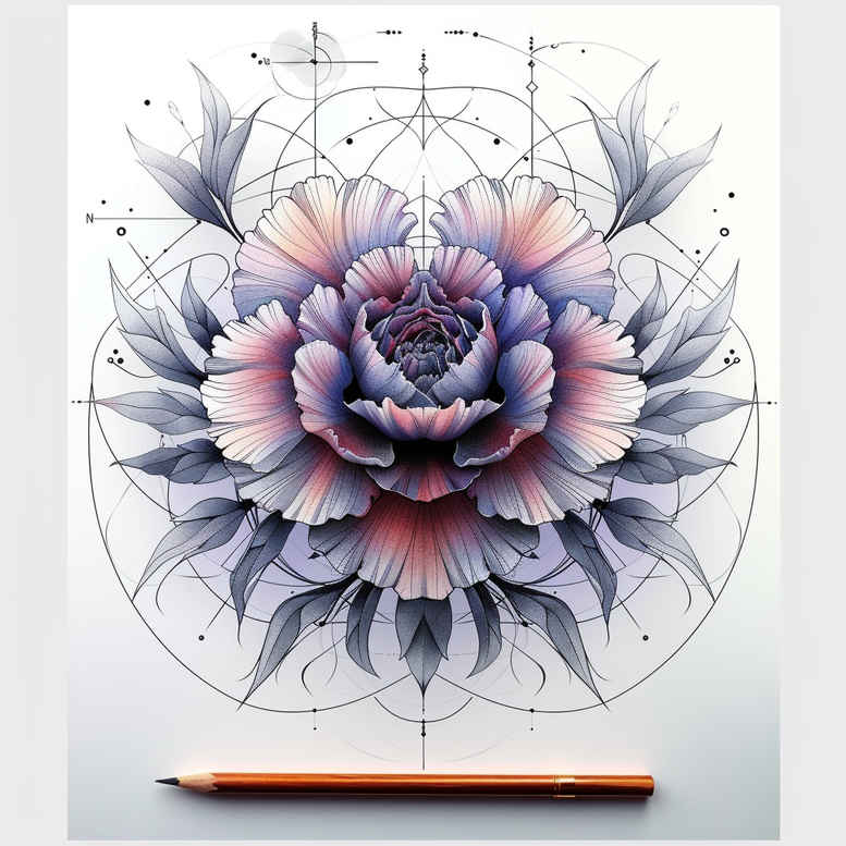 peonies tattoo design ideas smooth intricate for outer arm
