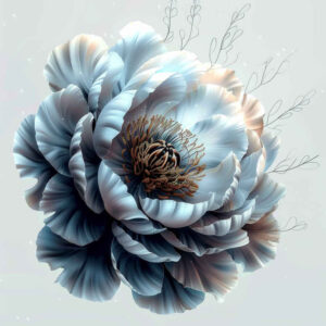 peonies tattoo design ideas minimal leaves for calf