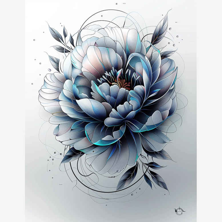 peonies tattoo design ideas vibrant natural elegance for back