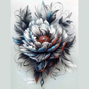 peonies tattoo design ideas decorative flourishes natural elegance represents resilience