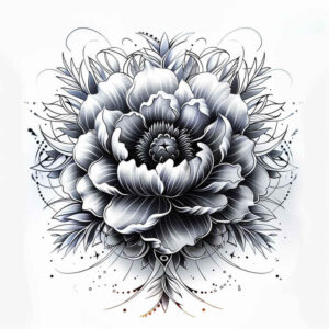 peonies tattoo design ideas classic composition peonies stands for strength