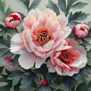 peonies tattoo design ideas form fidelity romantic for upper chest