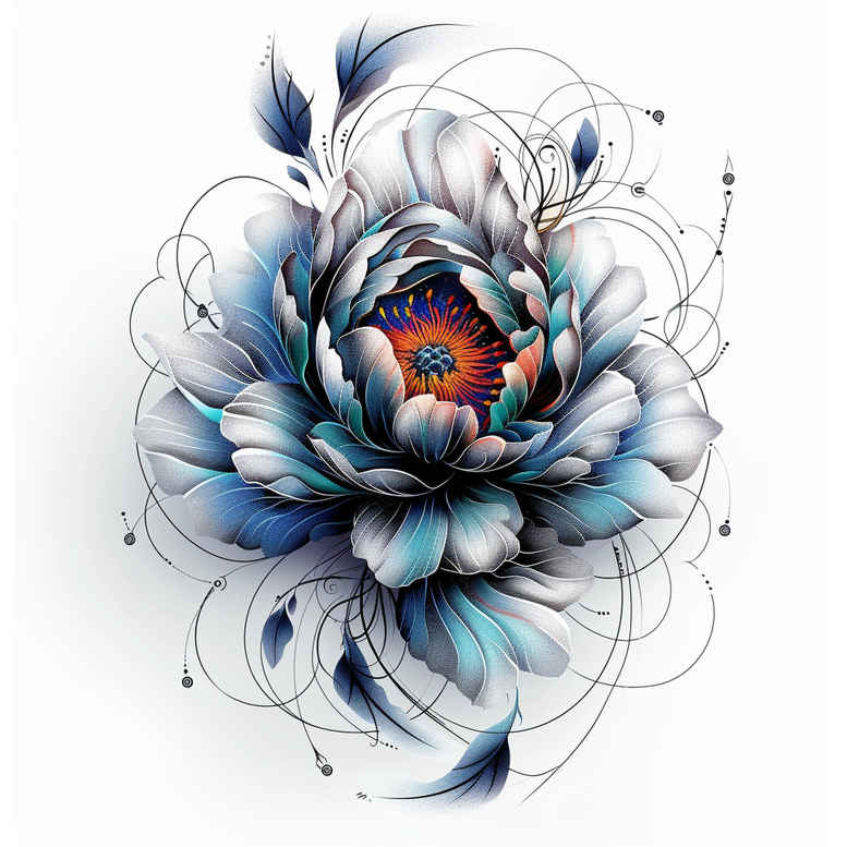 peonies tattoo design ideas bold highlights romantic for upper shoulder