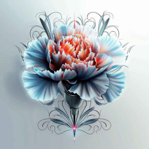 peonies tattoo design ideas Realism lifelike eyes thin lines shows courage