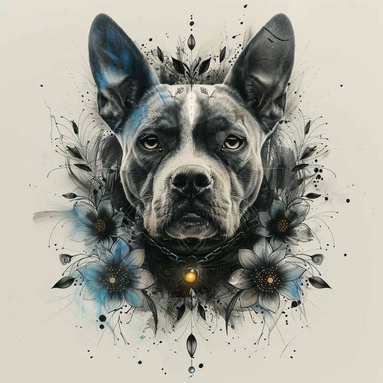 pets-tattoo-ideas – tattoo design ideas free ai generated – clean-shape – for-elbow – Gallery: pets-inkby-ai