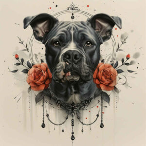 pets-tattoo-ideas – tattoo design ideas free ai generated – clean-shape – for-neck – Gallery: pets-inkby-ai