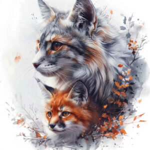 pets-tattoo-ideas – tattoo design ideas free ai generated – clear-cut – for-back – Gallery: pets-inkby-ai