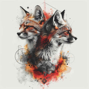 pets-tattoo-ideas – tattoo design ideas free ai generated – elegant – for-lower-thigh – Gallery: pets-inkby-ai
