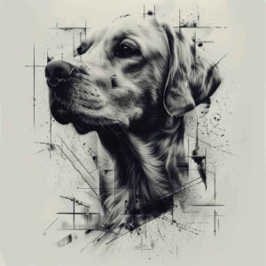 pets-tattoo-ideas – tattoo design ideas free ai generated – few-strokes – for-knee – Gallery: pets-inkby-ai