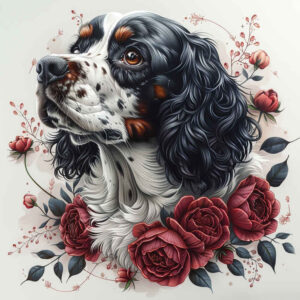 pets-tattoo-ideas – tattoo design ideas free ai generated – fine-dot – for-lower-chest – Gallery: pets-inkby-ai