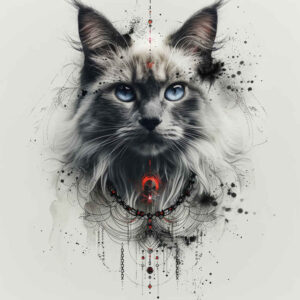 pets-tattoo-ideas – tattoo design ideas free ai generated – gentle-angle – for-ribs – Gallery: pets-inkby-ai