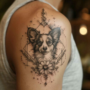 pets-tattoo-ideas – tattoo design ideas free ai generated – little-tattoo – for-upper-thigh – Gallery: pets-inkby-ai