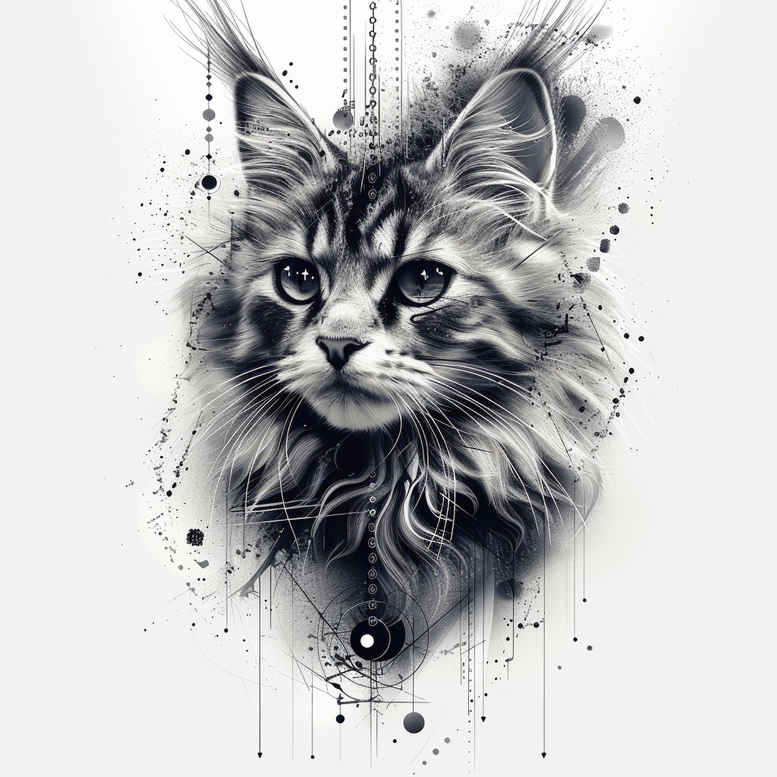 pets-tattoo-ideas – tattoo design ideas free ai generated – micro-symbol – for-shin – Gallery: pets-inkby-ai