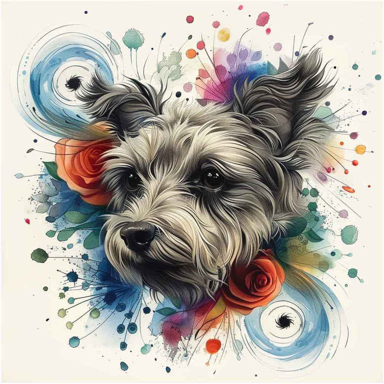 pets-tattoo-ideas – tattoo design ideas free ai generated – minimalist – for-outer-arm – Gallery: pets-inkby-ai