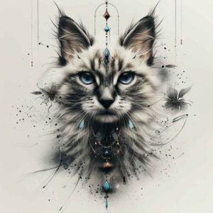 pets-tattoo-ideas – tattoo design ideas free ai generated – monochrome – for-heel – Gallery: pets-inkby-ai