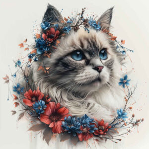 pets-tattoo-ideas – tattoo design ideas free ai generated – monochrome – for-shoulder-blade – Gallery: pets-inkby-ai