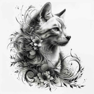pets-tattoo-ideas – tattoo design ideas free ai generated – no-background – for-arm – Gallery: pets-inkby-ai