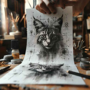 pets-tattoo-ideas – tattoo design ideas free ai generated – no-background – for-chest – Gallery: pets-inkby-ai