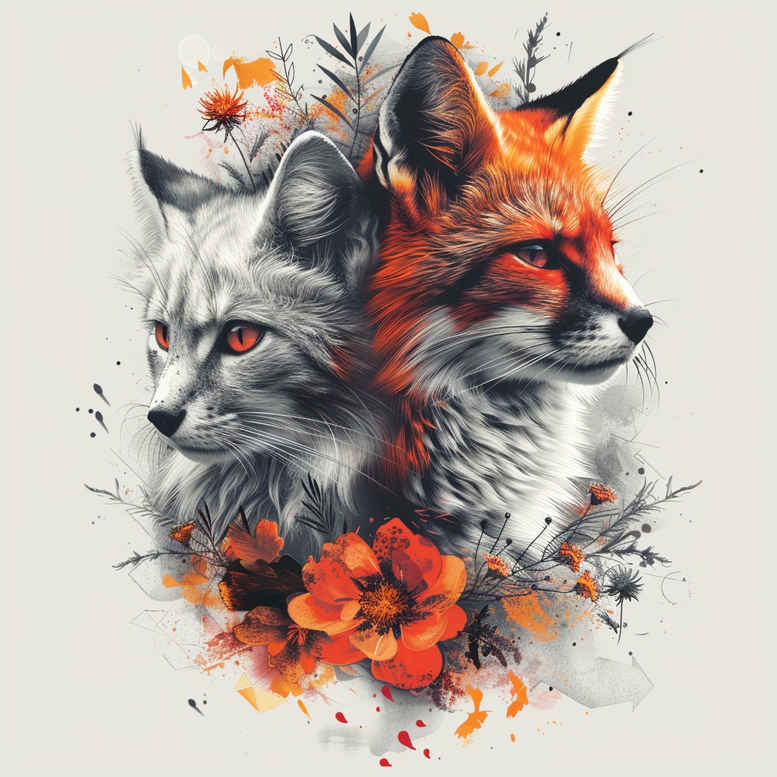 pets-tattoo-ideas – tattoo design ideas free ai generated – no-background – for-inner-arm – Gallery: pets-inkby-ai