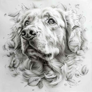 pets-tattoo-ideas – tattoo design ideas free ai generated – no-background – for-sternum – Gallery: pets-inkby-ai