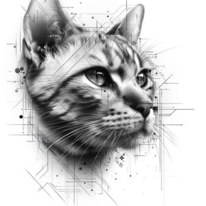 pets-tattoo-ideas – tattoo design ideas free ai generated – outline-only – for-ribs – Gallery: pets-inkby-ai