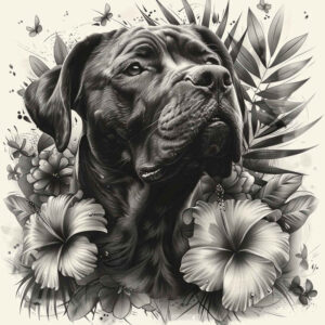 pets-tattoo-ideas – tattoo design ideas free ai generated – quiet-art – for-upper-back – Gallery: pets-inkby-ai