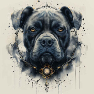 pets-tattoo-ideas – tattoo design ideas free ai generated – quiet-art – for-upper-chest – Gallery: pets-inkby-ai