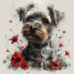 pets-tattoo-ideas – tattoo design ideas free ai generated – short-stroke – for-calf – Gallery: pets-inkby-ai
