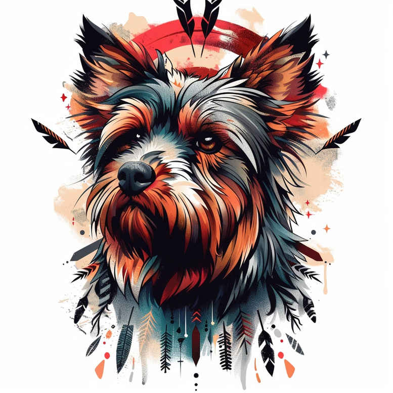 pets-tattoo-ideas – tattoo design ideas free ai generated – simple-form – for-inner-arm – Gallery: pets-inkby-ai