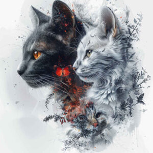 pets-tattoo-ideas – tattoo design ideas free ai generated – simple-form – for-scapula – Gallery: pets-inkby-ai