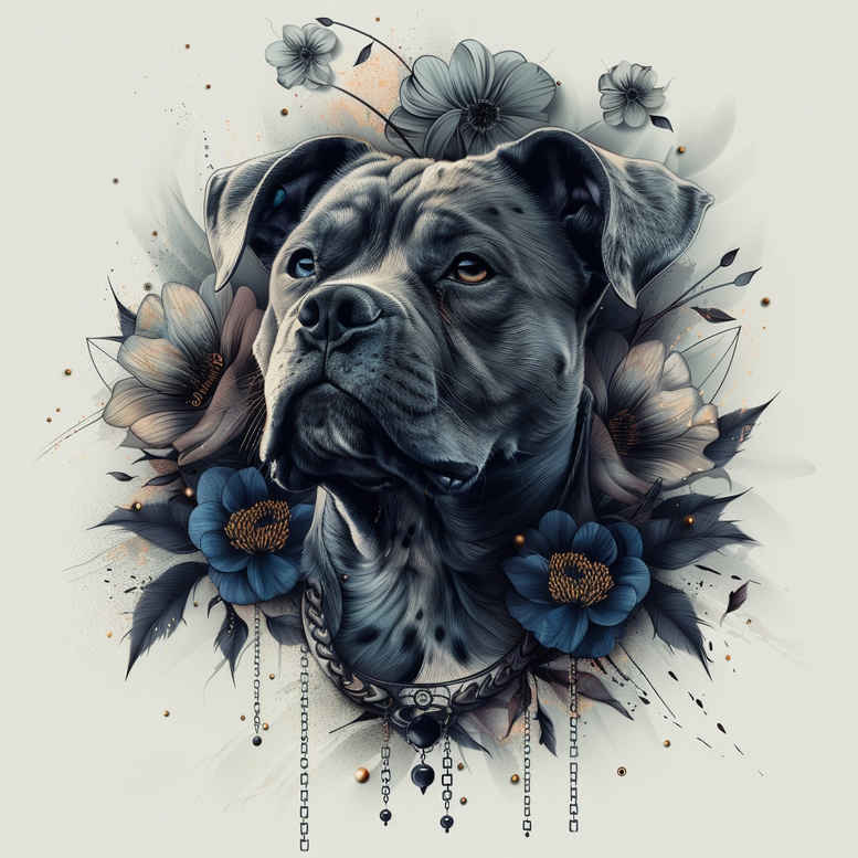 pets-tattoo-ideas – tattoo design ideas free ai generated – simple-form – for-shoulder – Gallery: pets-inkby-ai