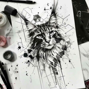 pets-tattoo-ideas – tattoo design ideas free ai generated – soft-touch – for-triceps – Gallery: pets-inkby-ai