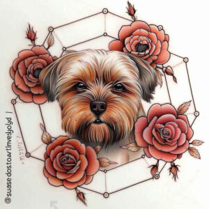 pets-tattoo-ideas – tattoo design ideas free ai generated – thin-script – for-knee – Gallery: pets-inkby-ai