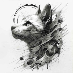 pets-tattoo-ideas – tattoo design ideas free ai generated – unembellished – for-abdomen – Gallery: pets-inkby-ai