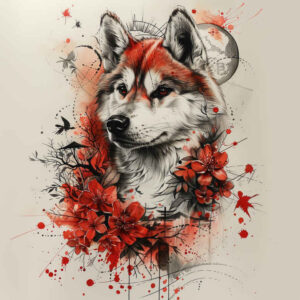 pets-tattoo-ideas – tattoo design ideas free ai generated – whisper-line – for-spine – Gallery: pets-inkby-ai